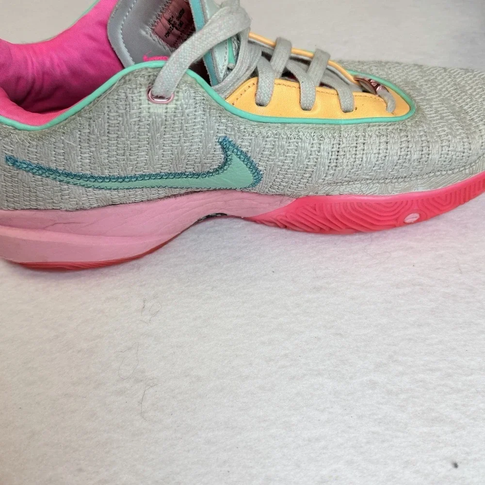 Nike LeBron XX Pink Diamond DJ5423-300 Basketball Shoes Men's 11.5